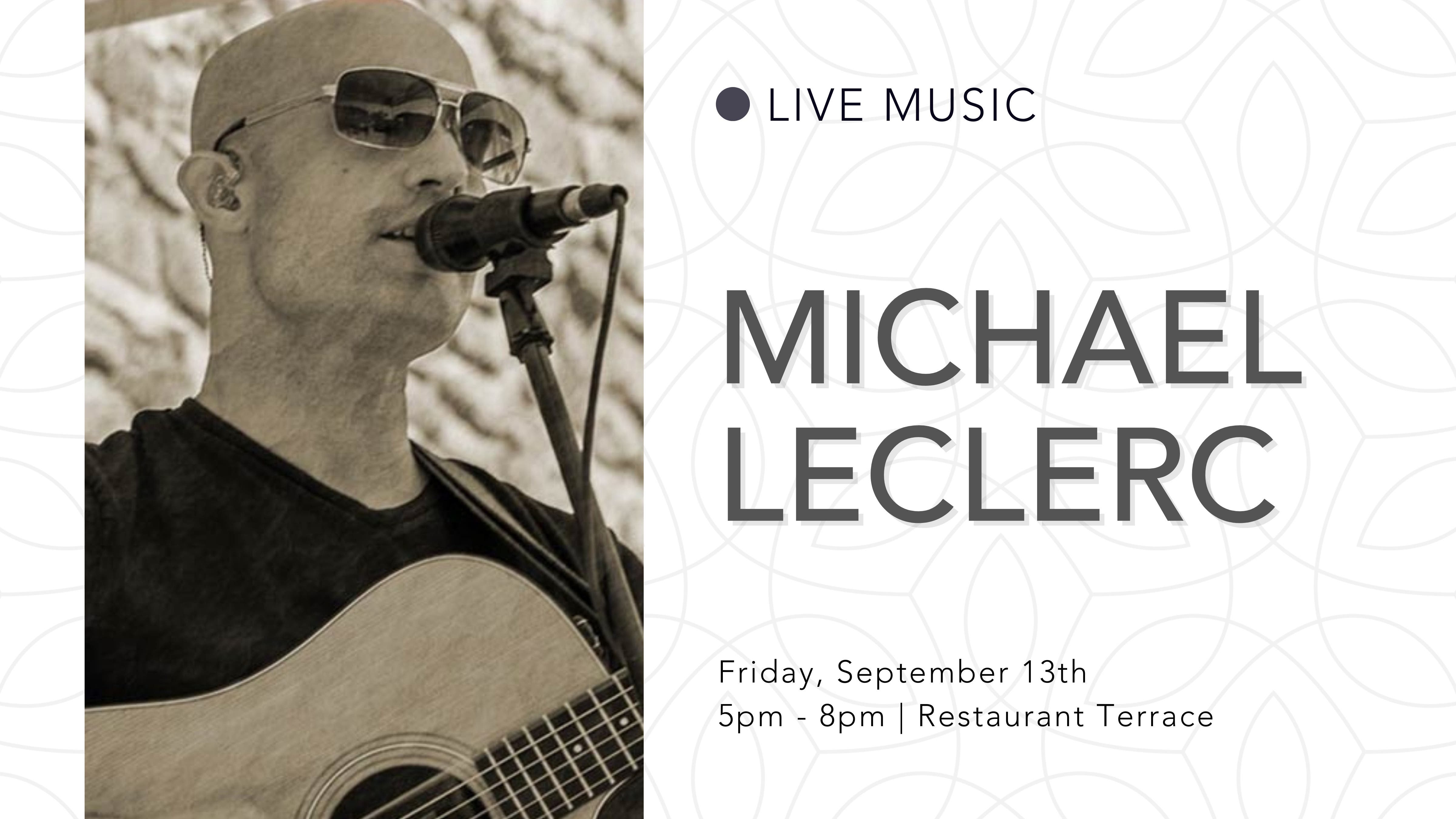 Live Music at Avensole Winery: Michael LeClerc