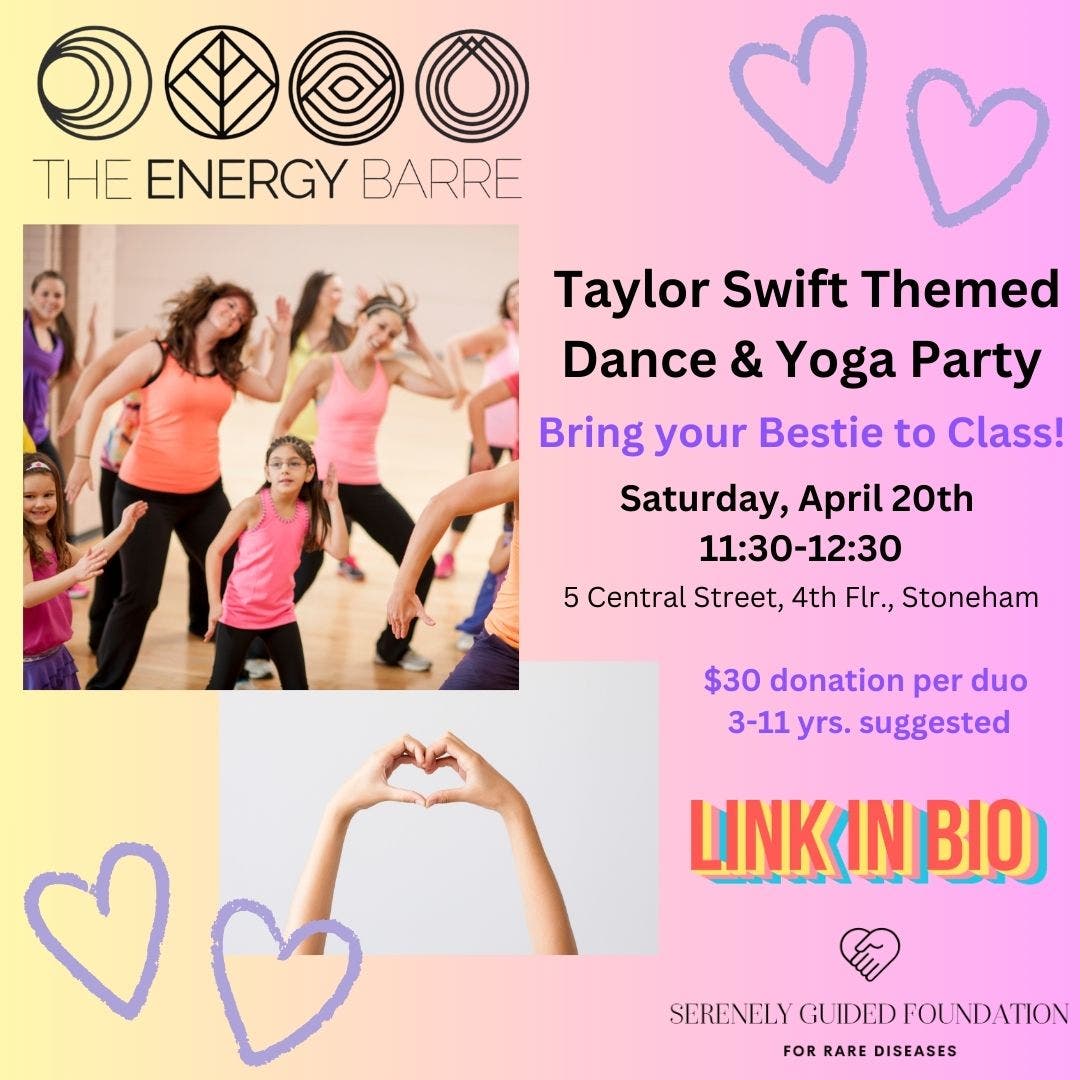 Taylor Swift Themed Yoga & Dance Party - Fundraising Event