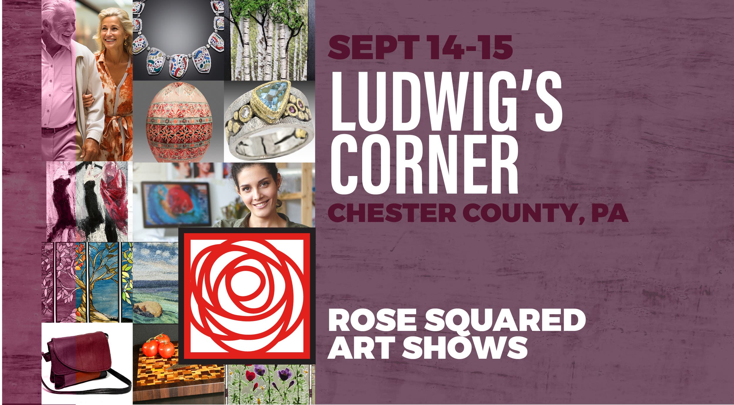 Rose Squared Art Show Ludwig's Corner