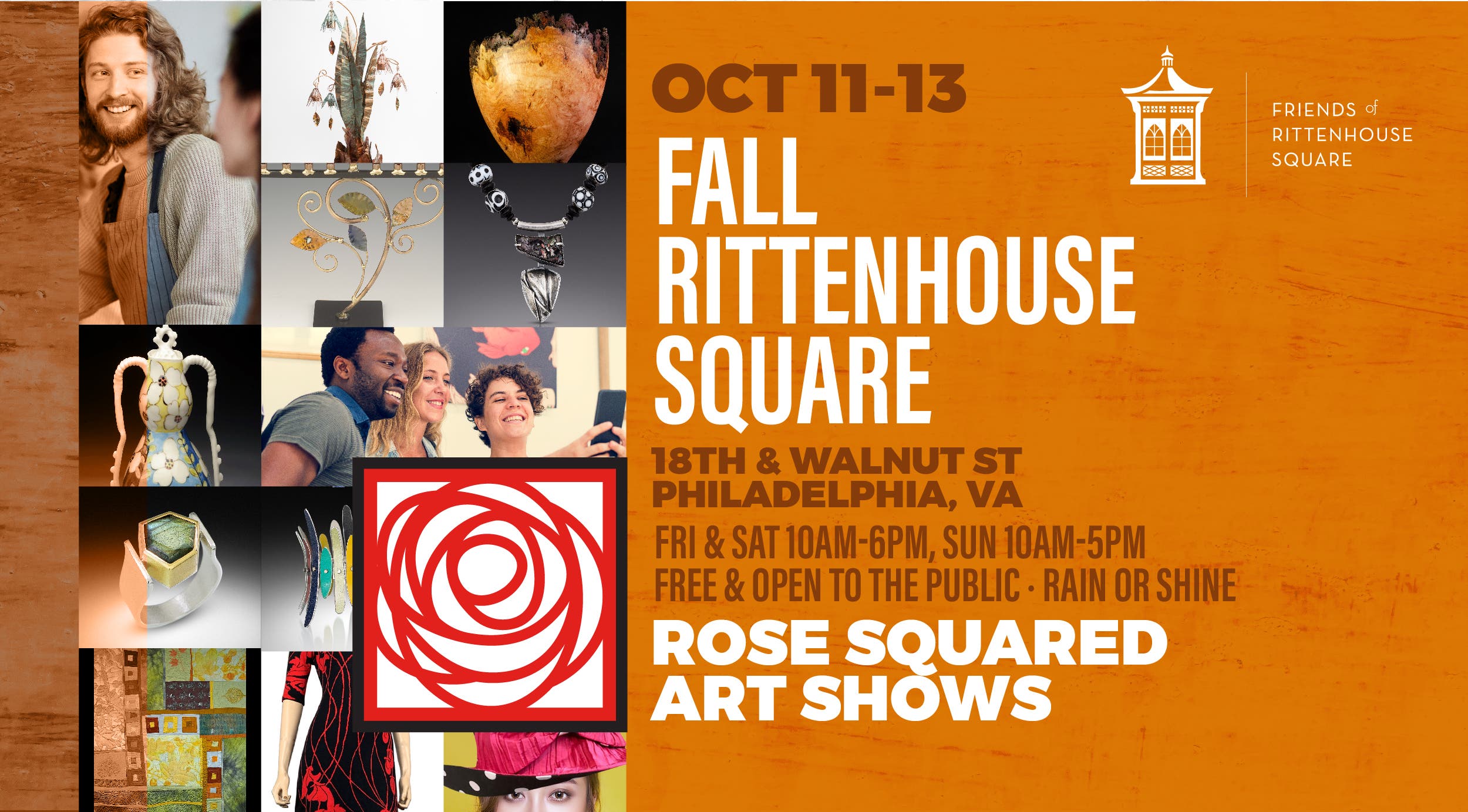 Rose Squared Craft Show at Rittenhouse Square