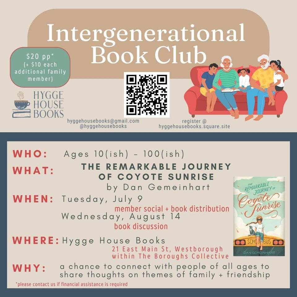 Intergenerational Book Club