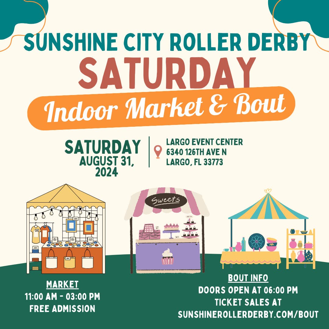 Sunshine City Roller Derby - Indoor Vendor Market