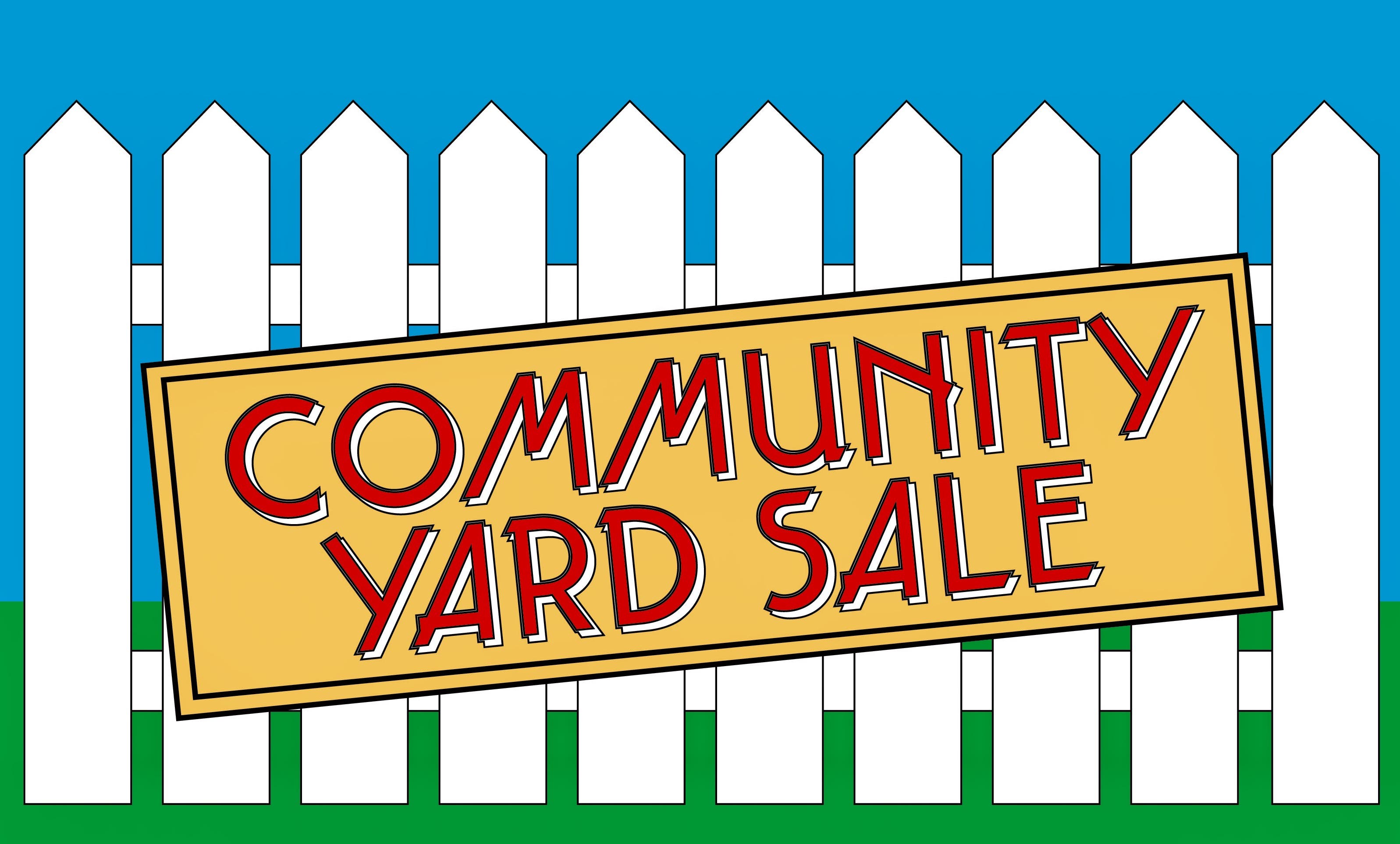 Community yard sale at Stonington Condos