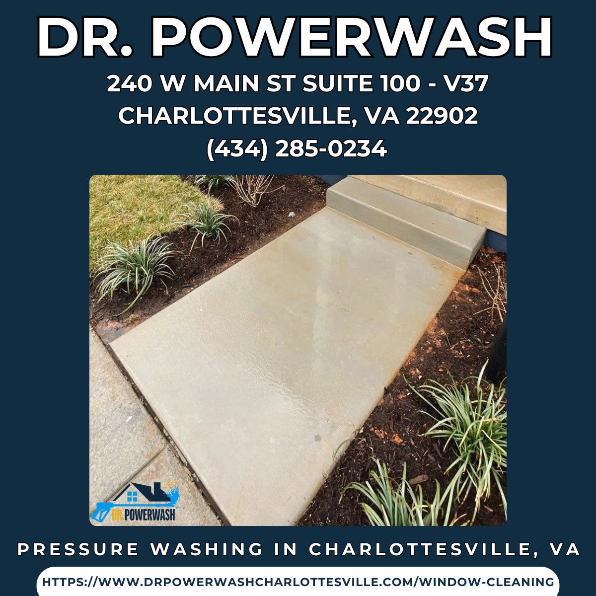 Pressure Washing in Charlottesville, VA - Dr. Powerwash.