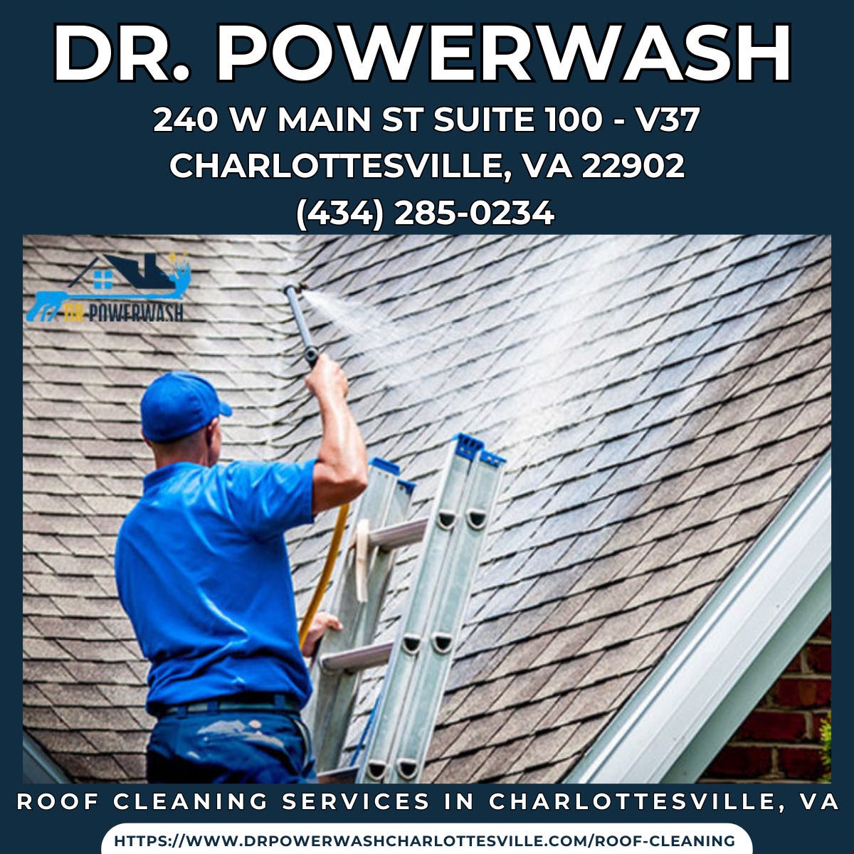 Roof Cleaning Services in Charlottesville, VA - Dr. Powerwash