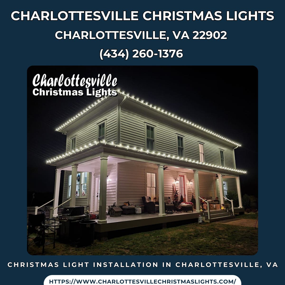 Christmas Light Installation in Charlottesville, VA - Charlottesville Christmas Lights