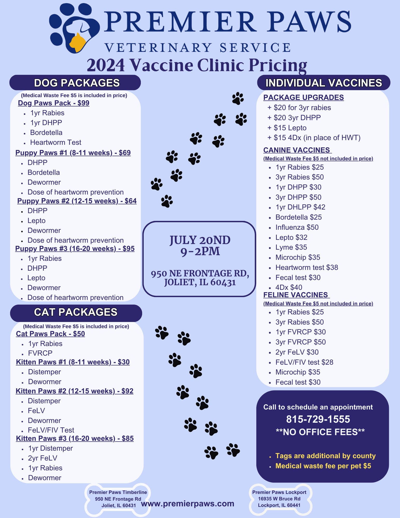 Low Cost Community Pet Vaccine Clinic