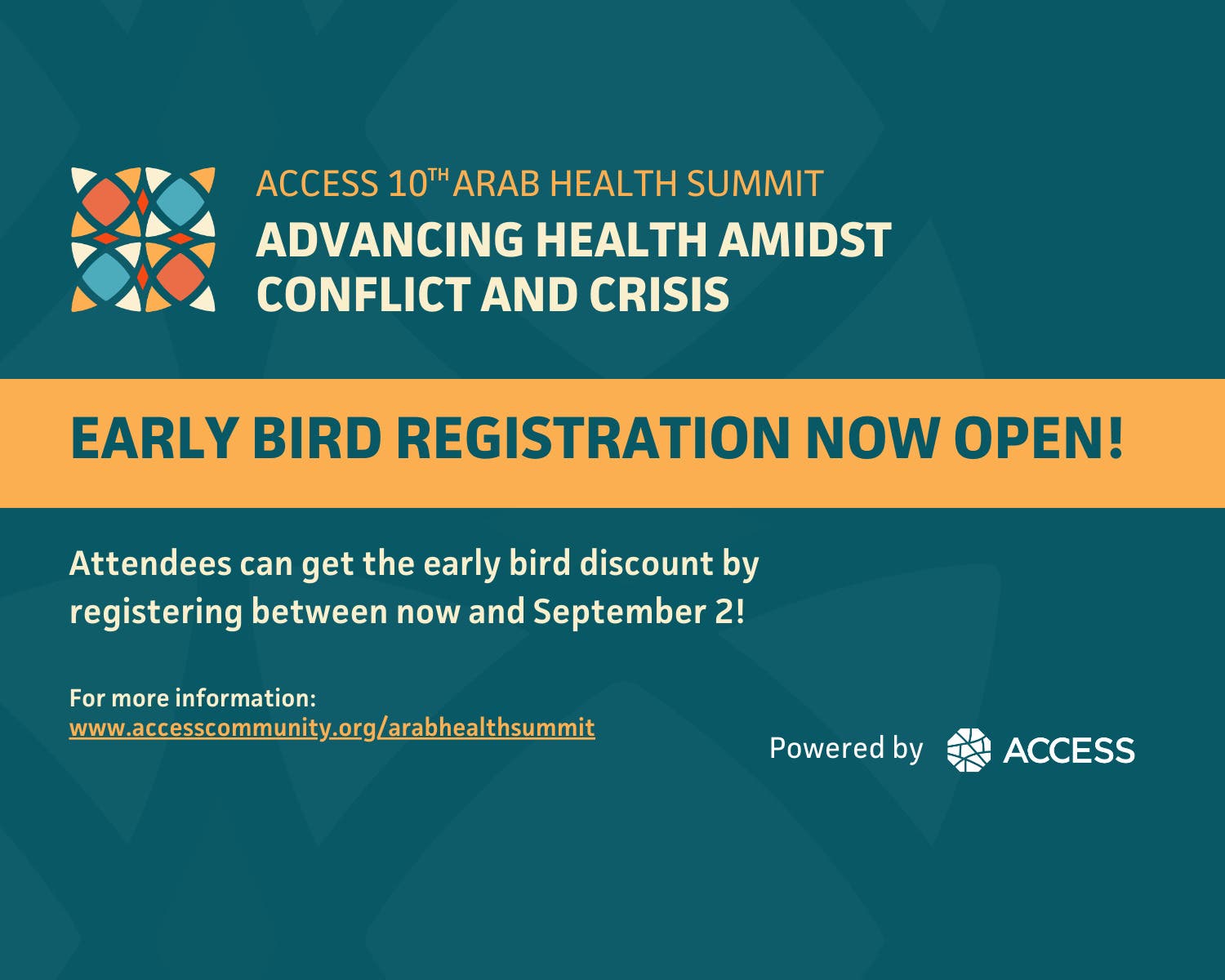 ACCESS presents 10th Arab Health Summit