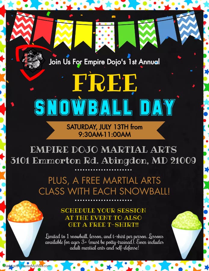 Free Snowball Day!