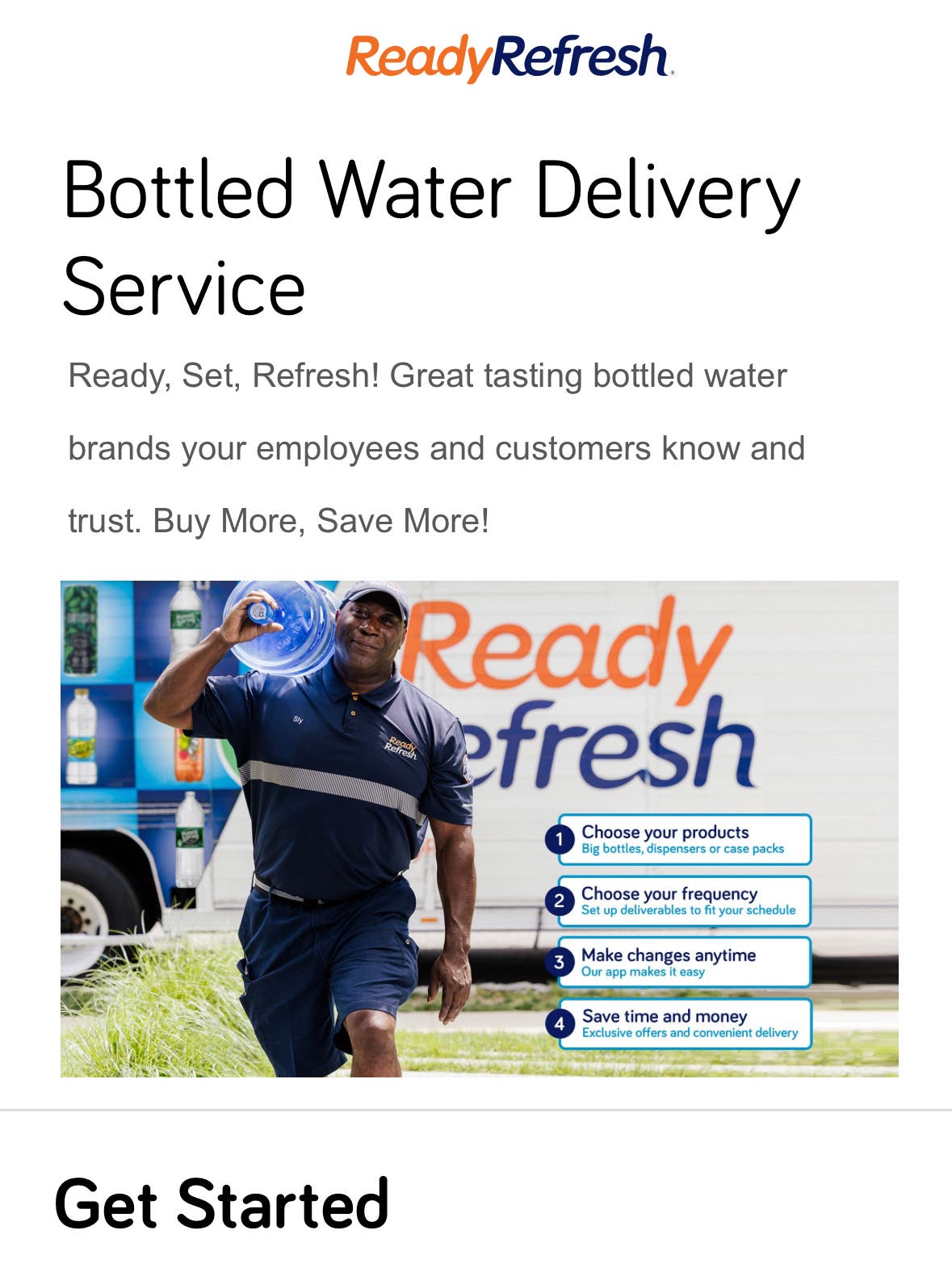 Bottled Water Delivery Service