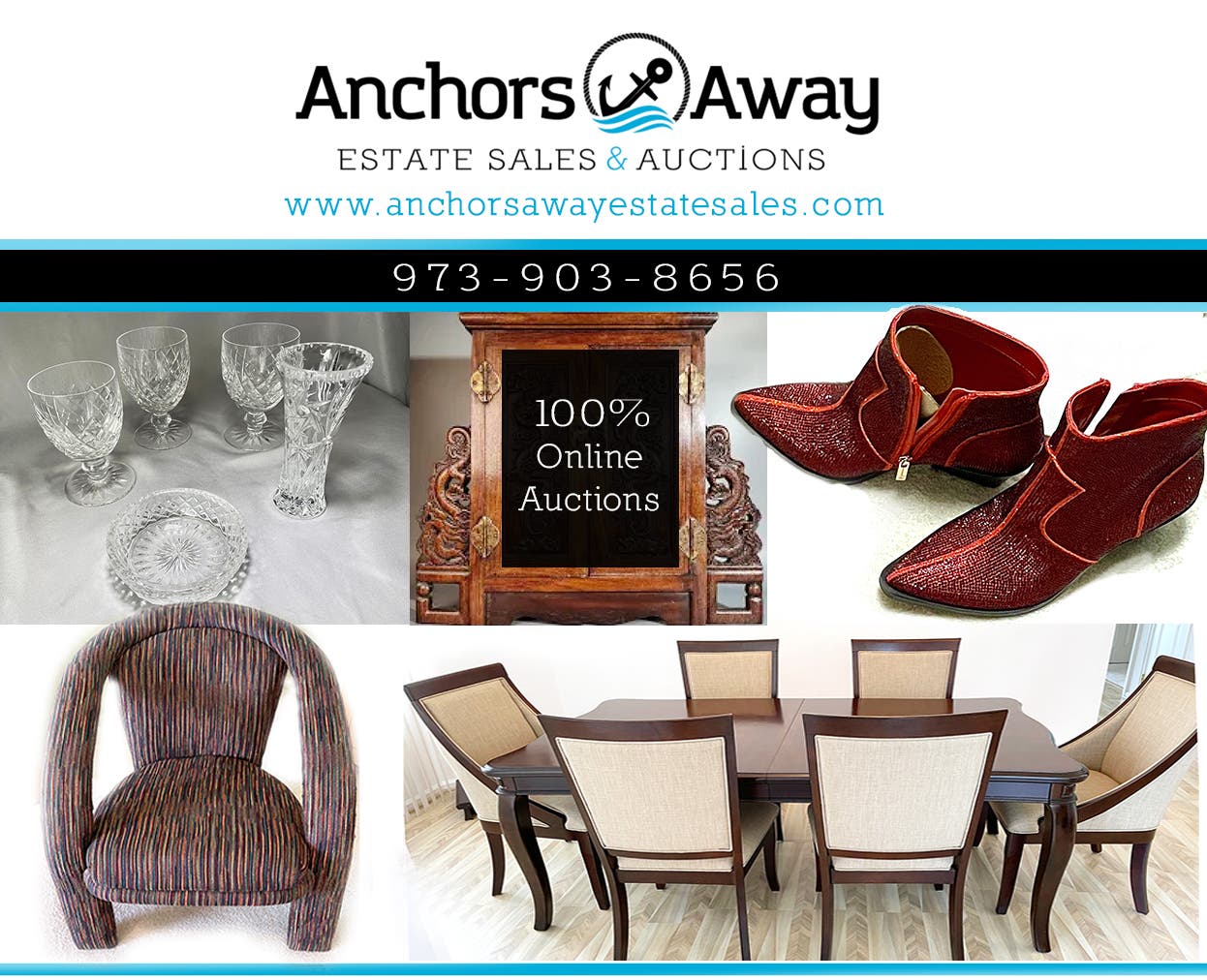 Crazy Sales NOW in July! See link on www.anchorsawayestatessales.com