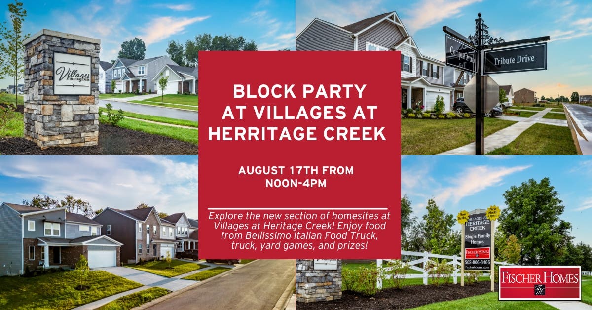 Block Party at Villages at Heritage Creek by Fischer Homes 