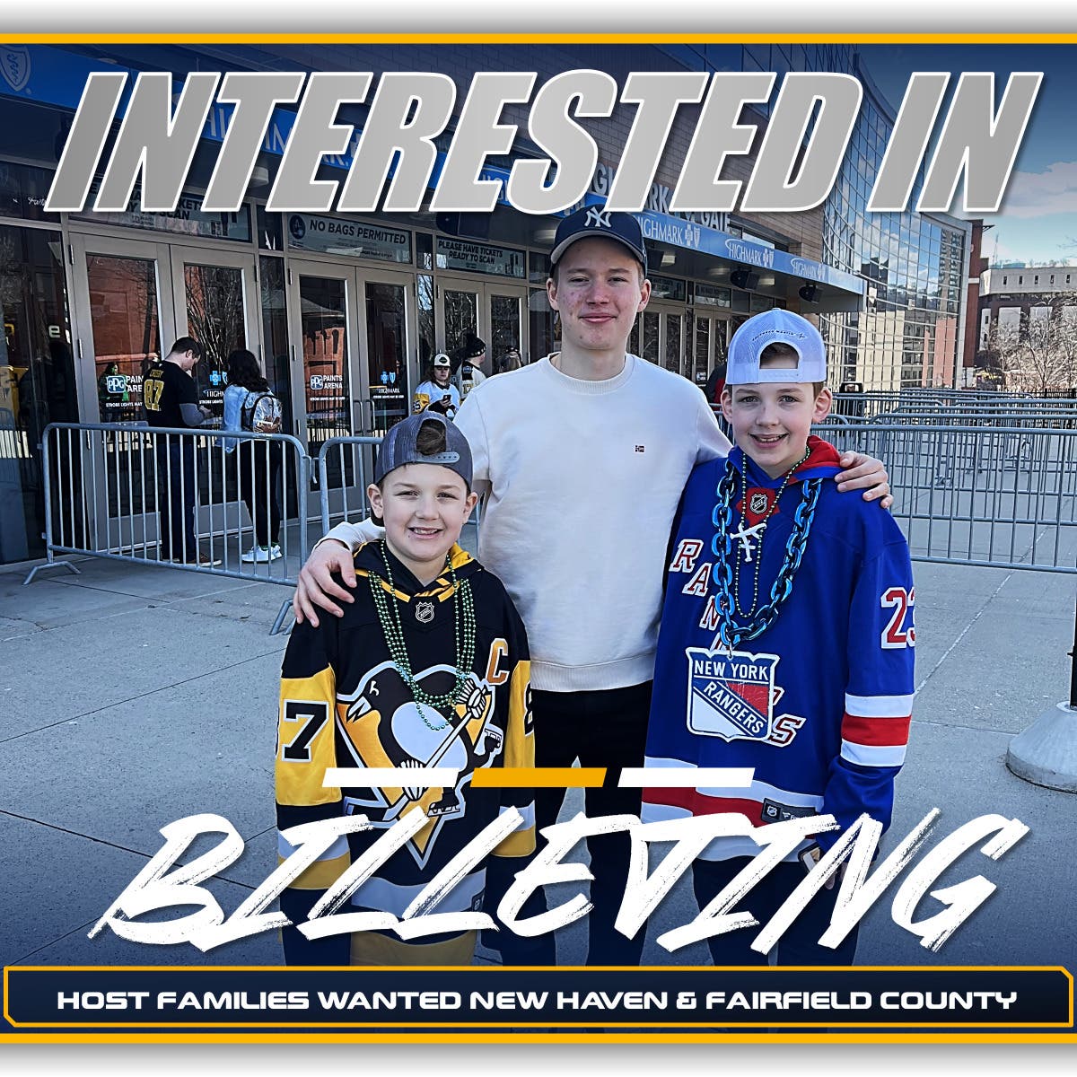 Seeking Billet Host Families 