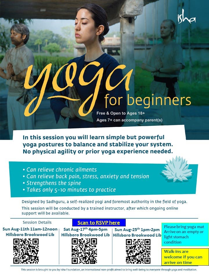 Free Yoga Session for Beginners