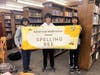 Eighth grader Ryan Lin was named the winner, with seventh grader Shayan Hassan and sixth grader Bisaj Paul as runners-up, in Robert Frost Middle School’s annual spelling bee.