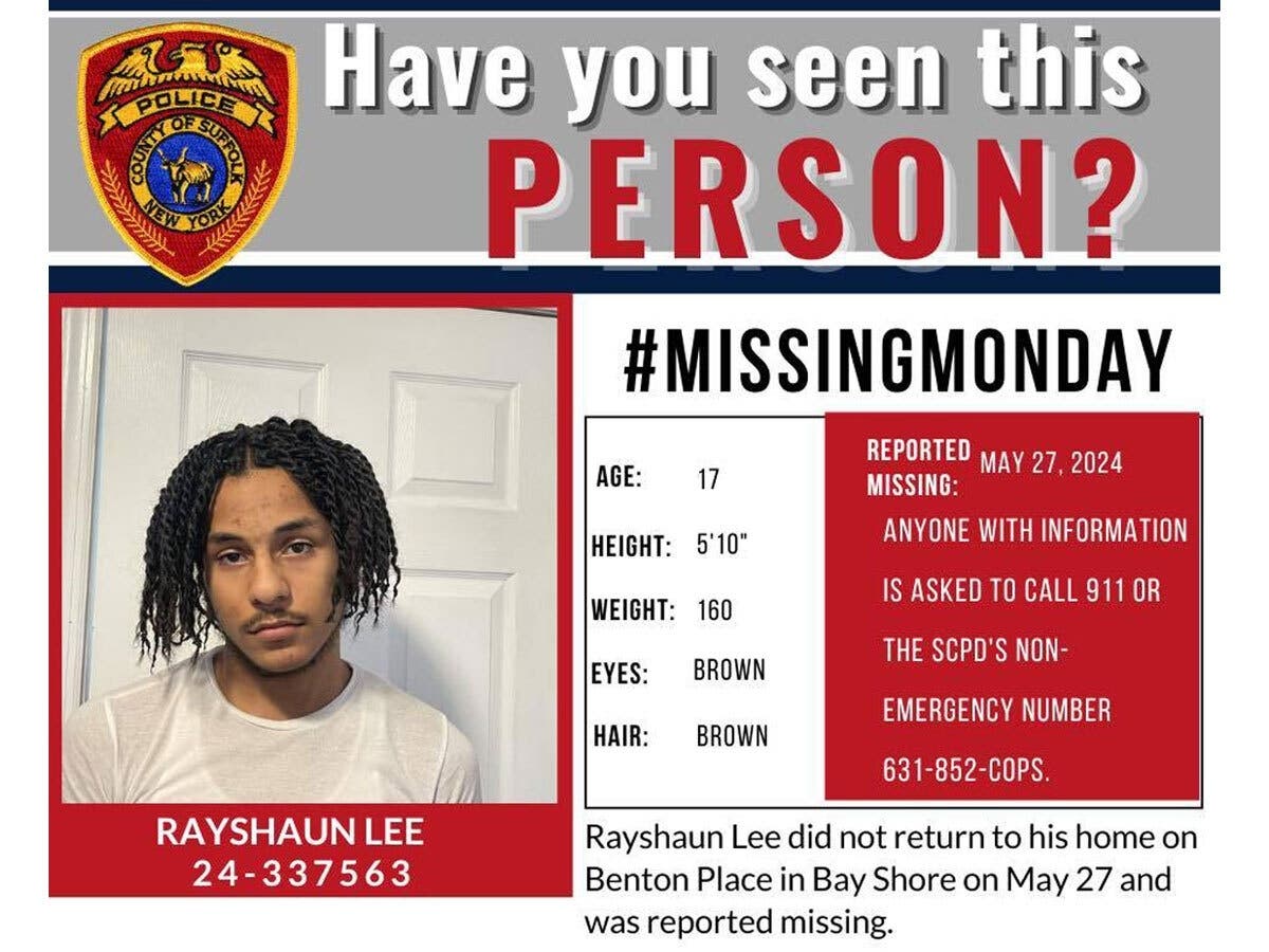 Bay Shore Teen Missing For More Than 1 Week: Police