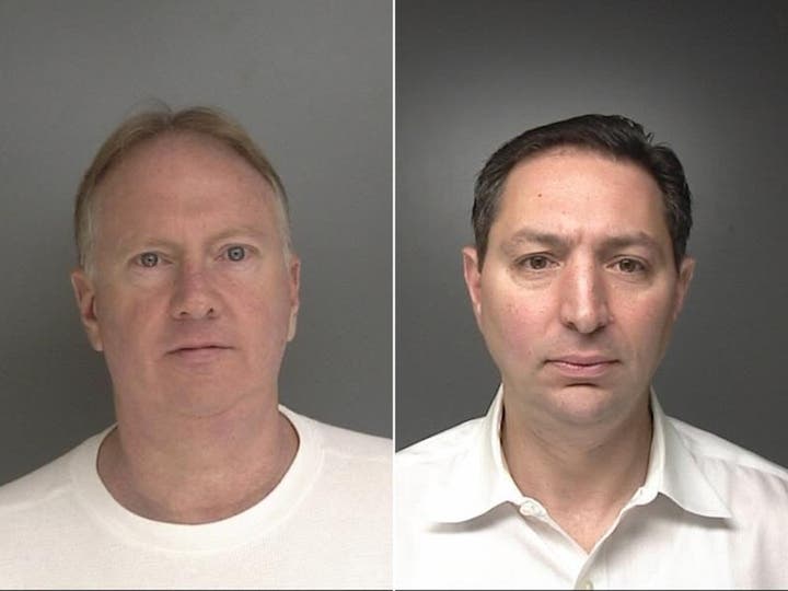 Brian Soltan, left, and Gerald McCrystal, right, were both sentenced after pleading guilty to grand larceny for stealing tax money from New York State.