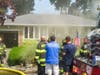 A blaze in a single-story home in West Islip left two dogs dead. 