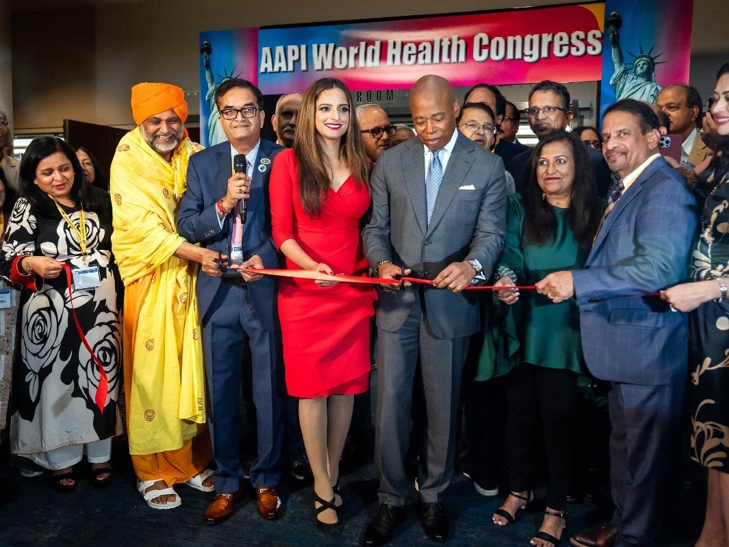 Jenifer Rajkumar (center) made the announcement on a video posted to her campaign website. 