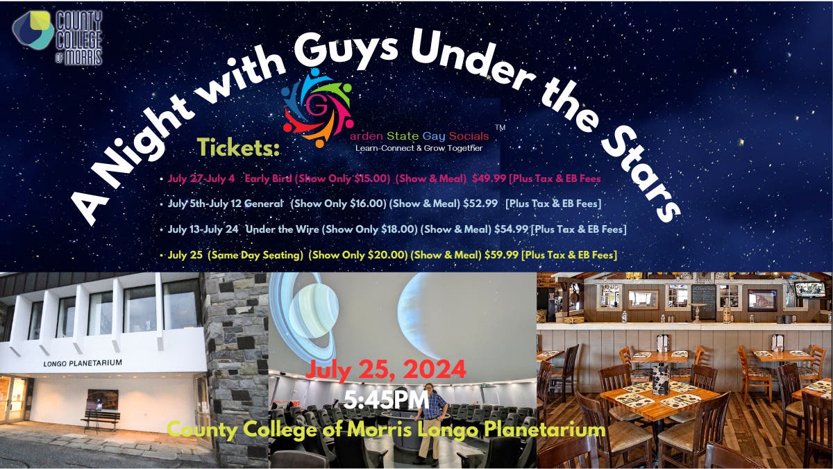Guys Under the Stars and Optional Food Afterwards Option