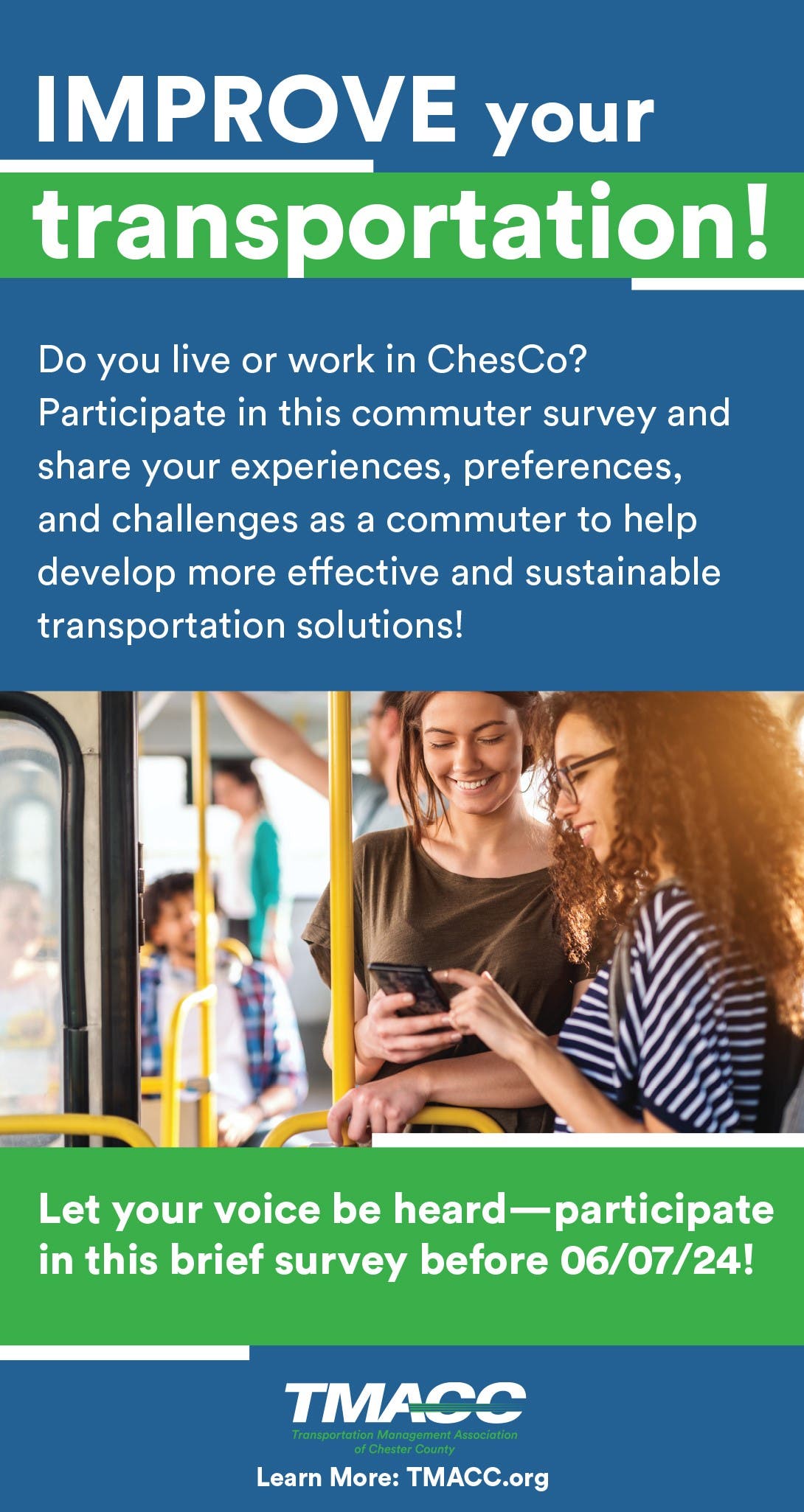 Closing soon: Commuter Travel Survey