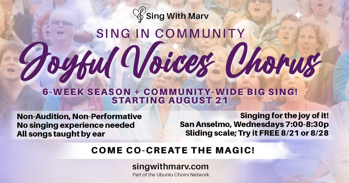 Joyful Voices Chorus: *Anyone* Can Join In and Sing!