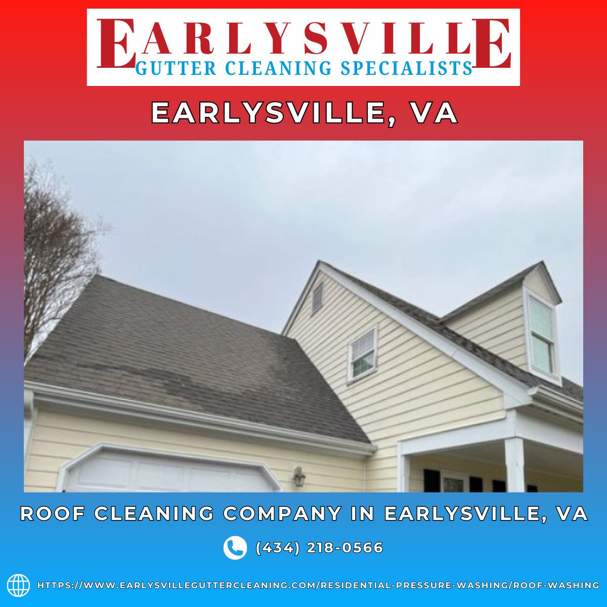 Roof Cleaning Company in Earlysville, VA - Earlysville Gutter Cleaning Specialists