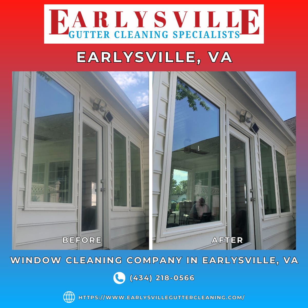 Window Cleaning Company in Earlysville, VA - Earlysville Gutter Cleaning Specialists