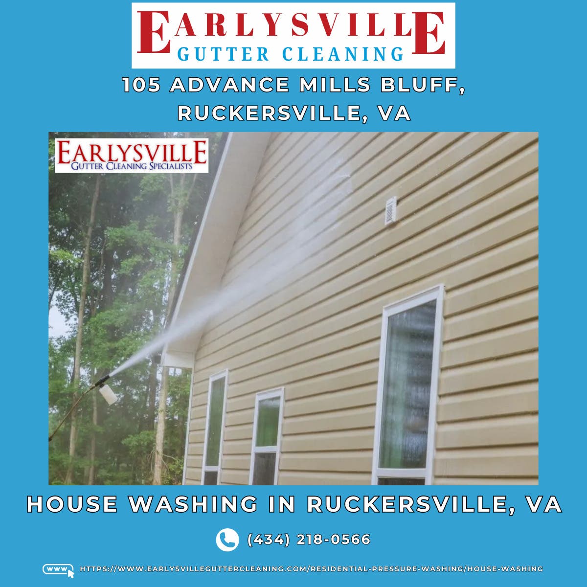 House Washing in Ruckersville, VA - Earlysville Gutter Cleaning