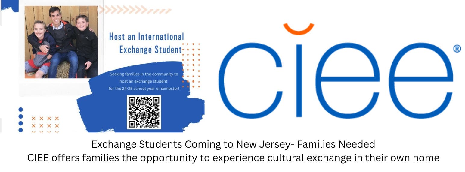 Exchange students coming to New Jersey- Families Needed 