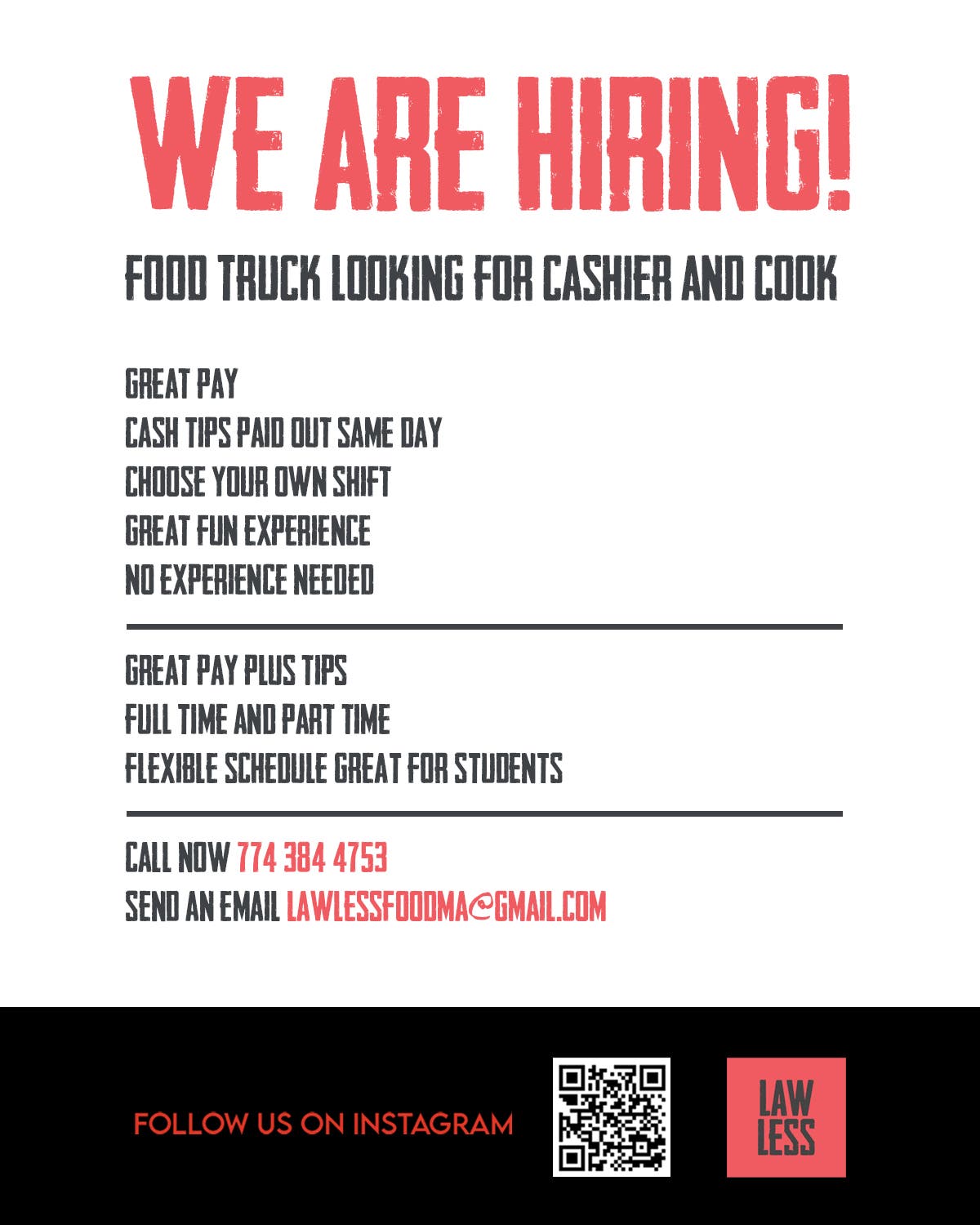 We're Hiring!