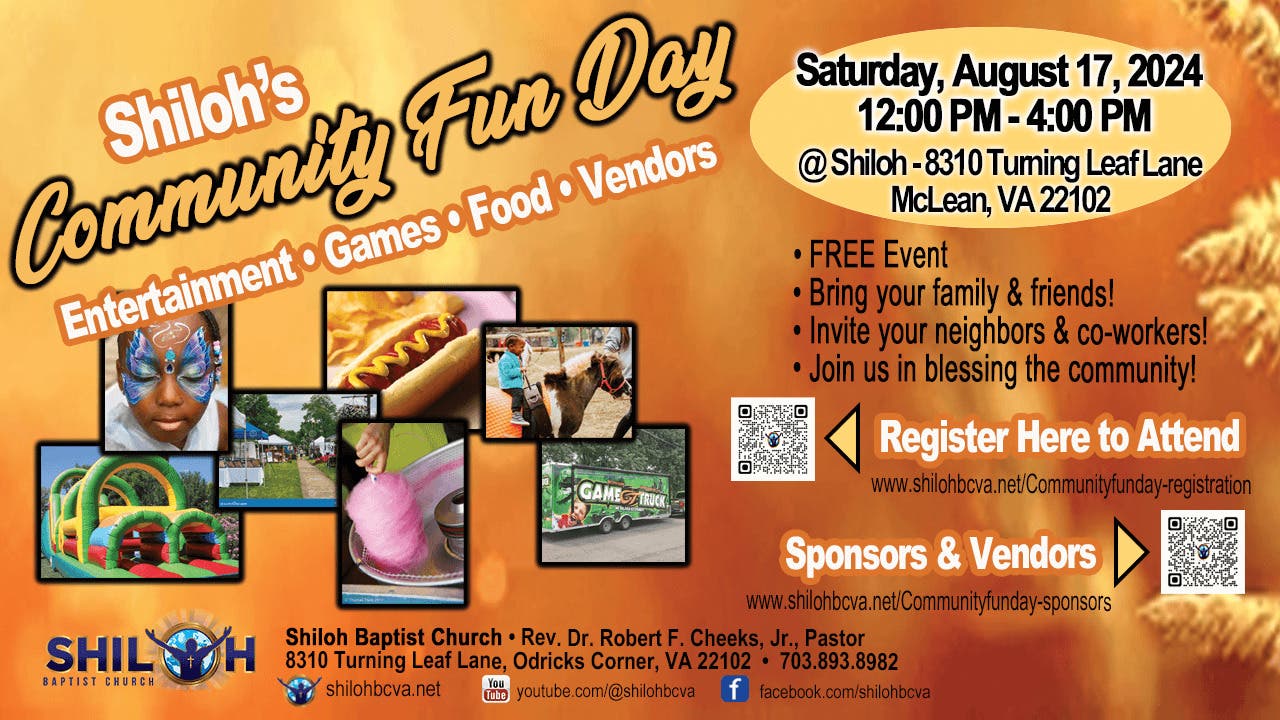 Shiloh Baptist Church Community Fun Day