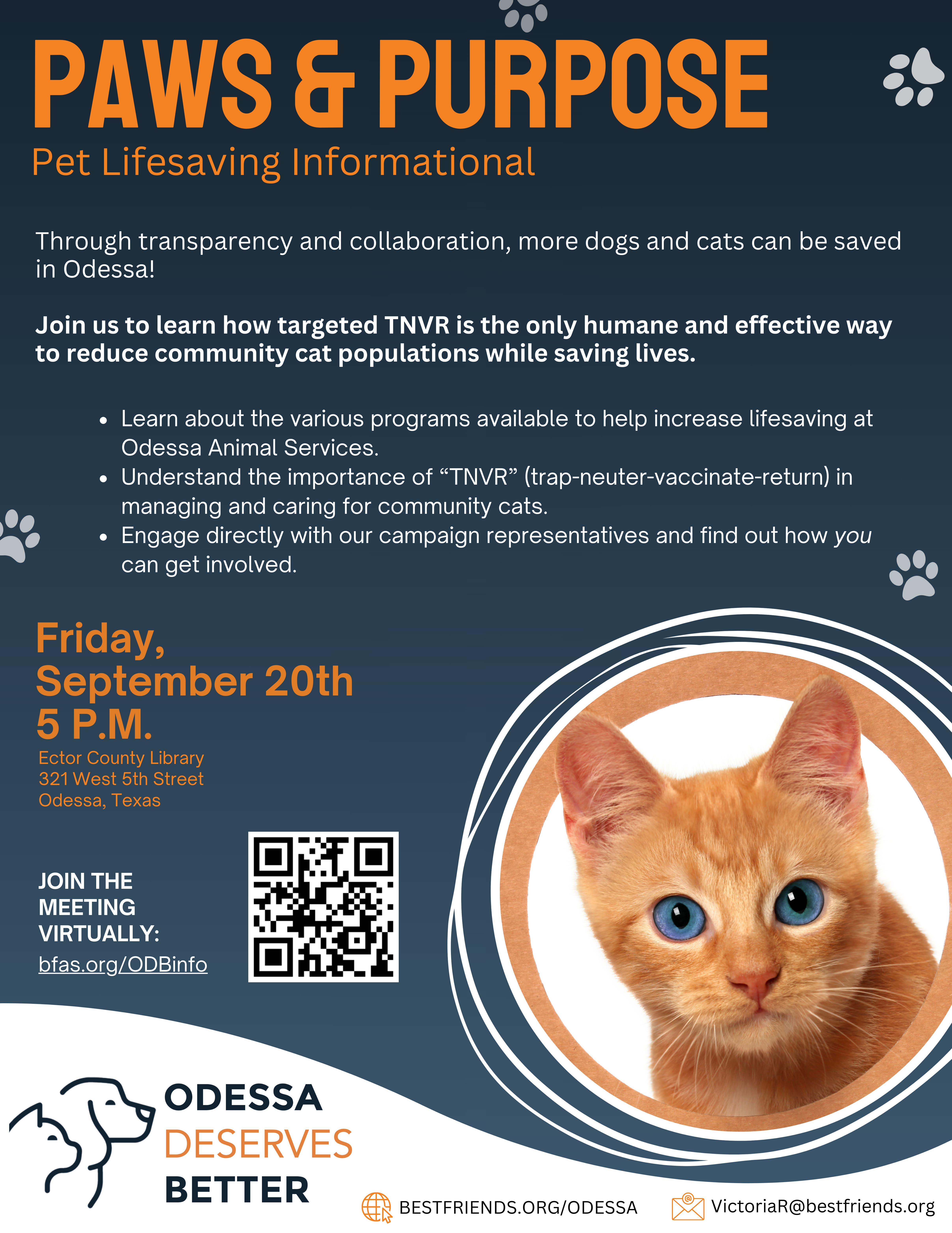 Paws & Purpose: Pet Lifesaving Informational