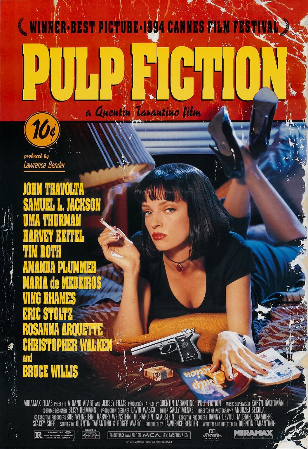 Come See Pulp Fiction On Friday August 16, 2024, At Rooftop Cinema Club 