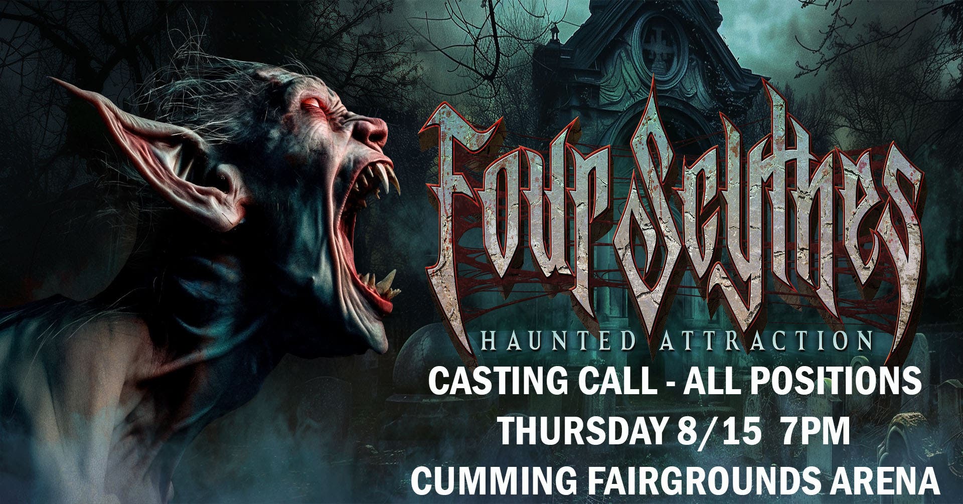 Haunted House - Casting Call - Actors & Support Staff Needed