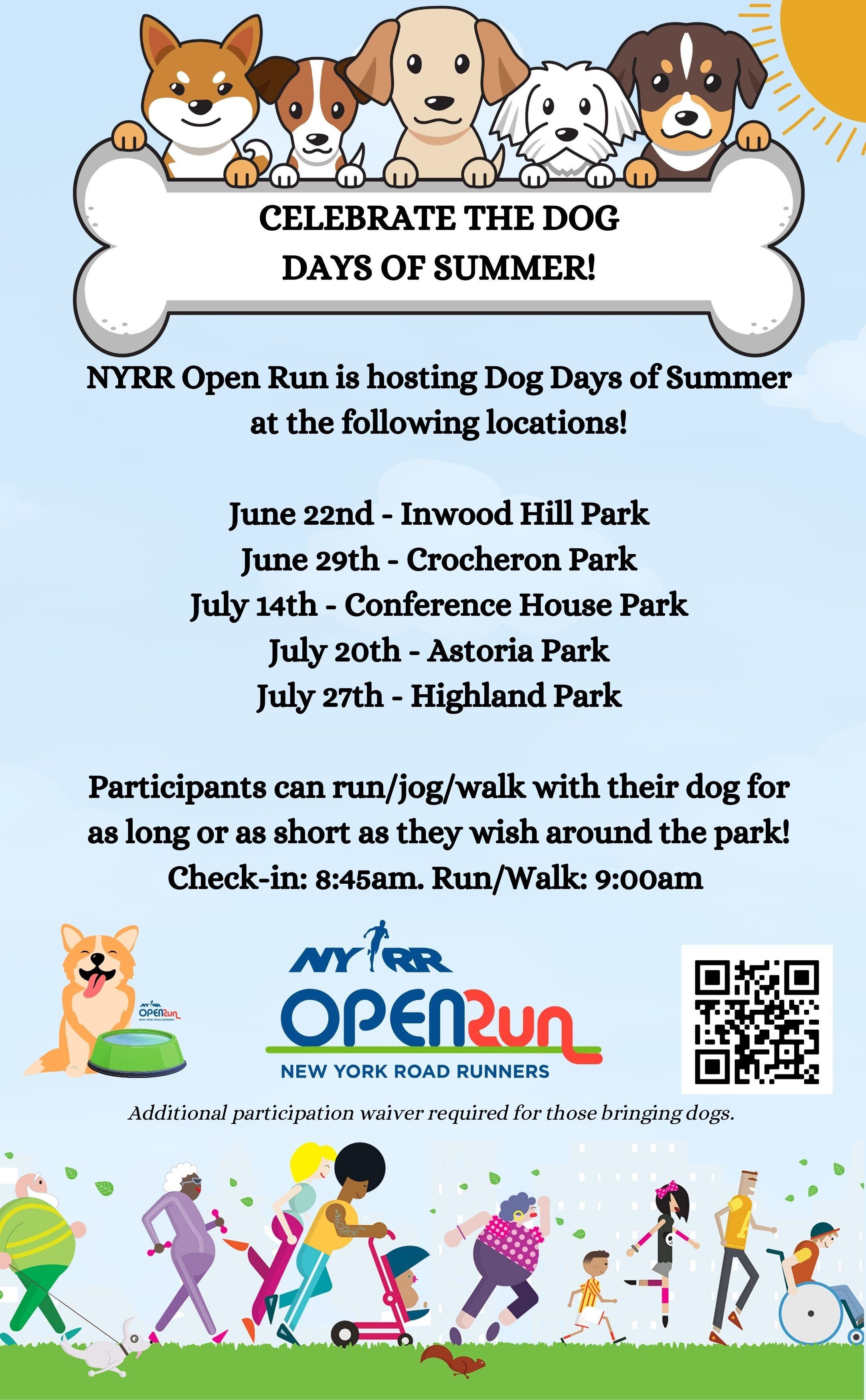 “Dog Days of Summer” Free Run/Walk for Dog Parents and Pets