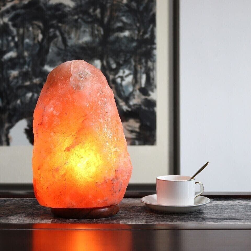 SALT LAMP - Pink Himalayan Lamp Crystal Rock Lamp For Room Decor Air Purifier