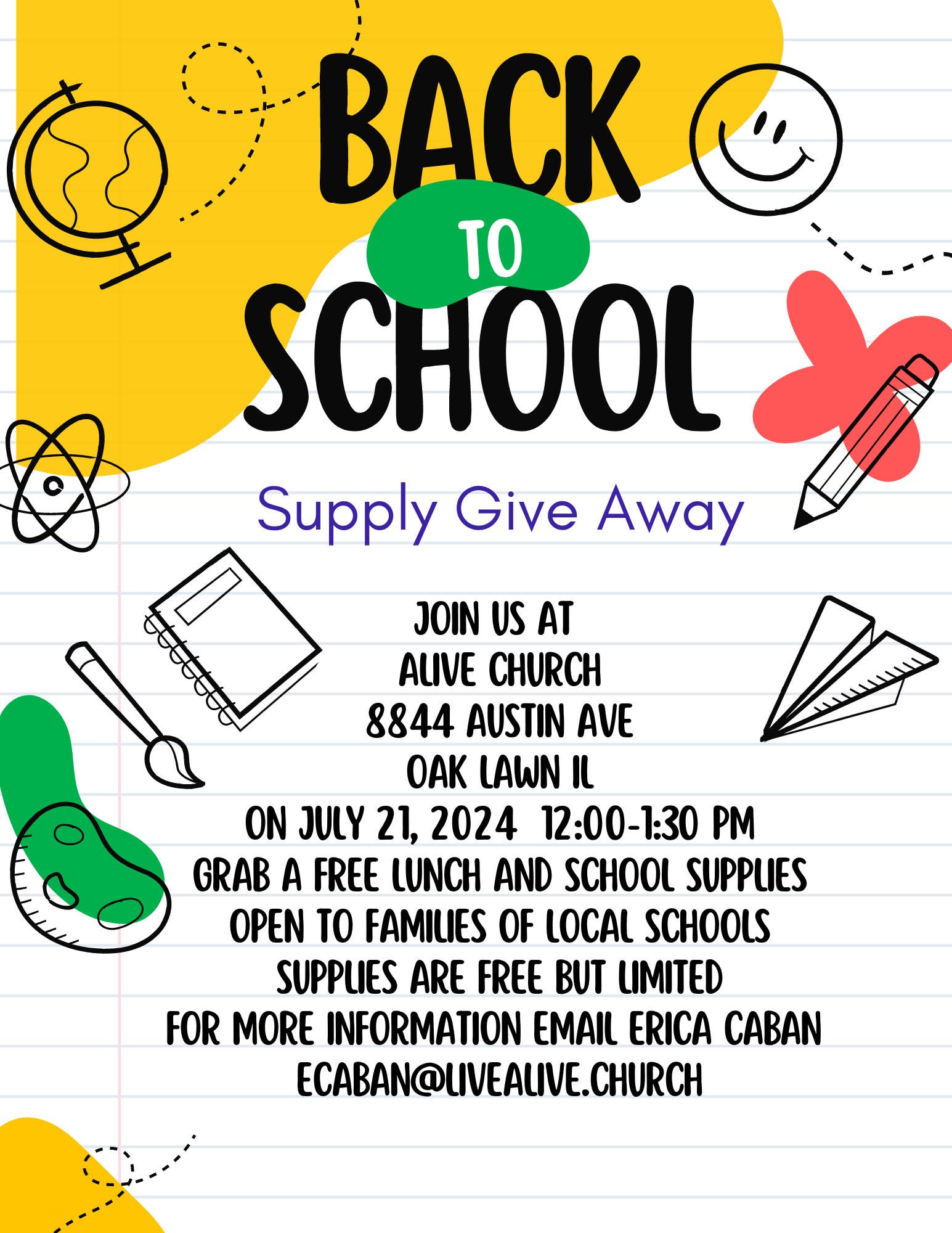 School Supply Give Away