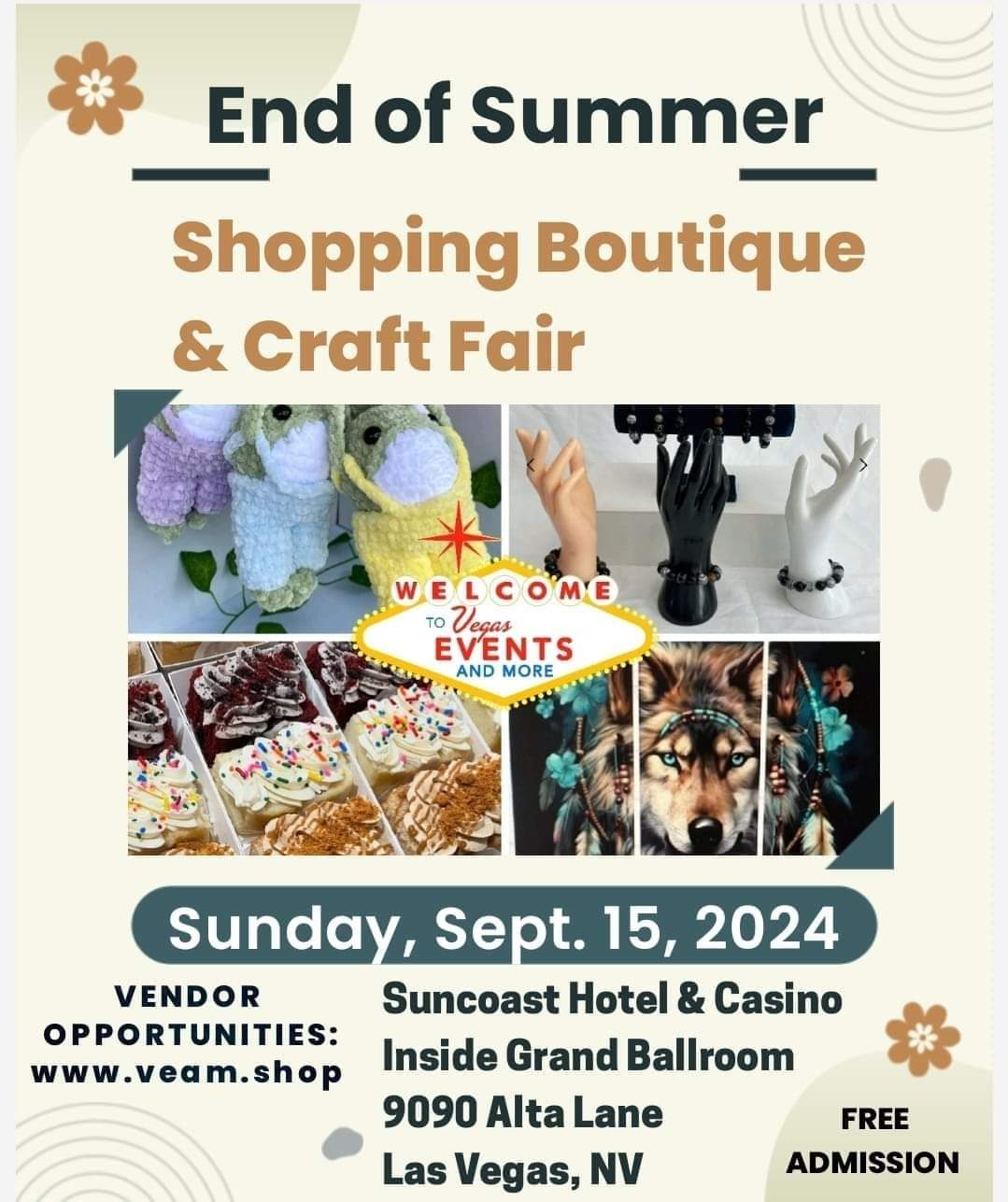 End of Summer: shopping boutique & craft fair 