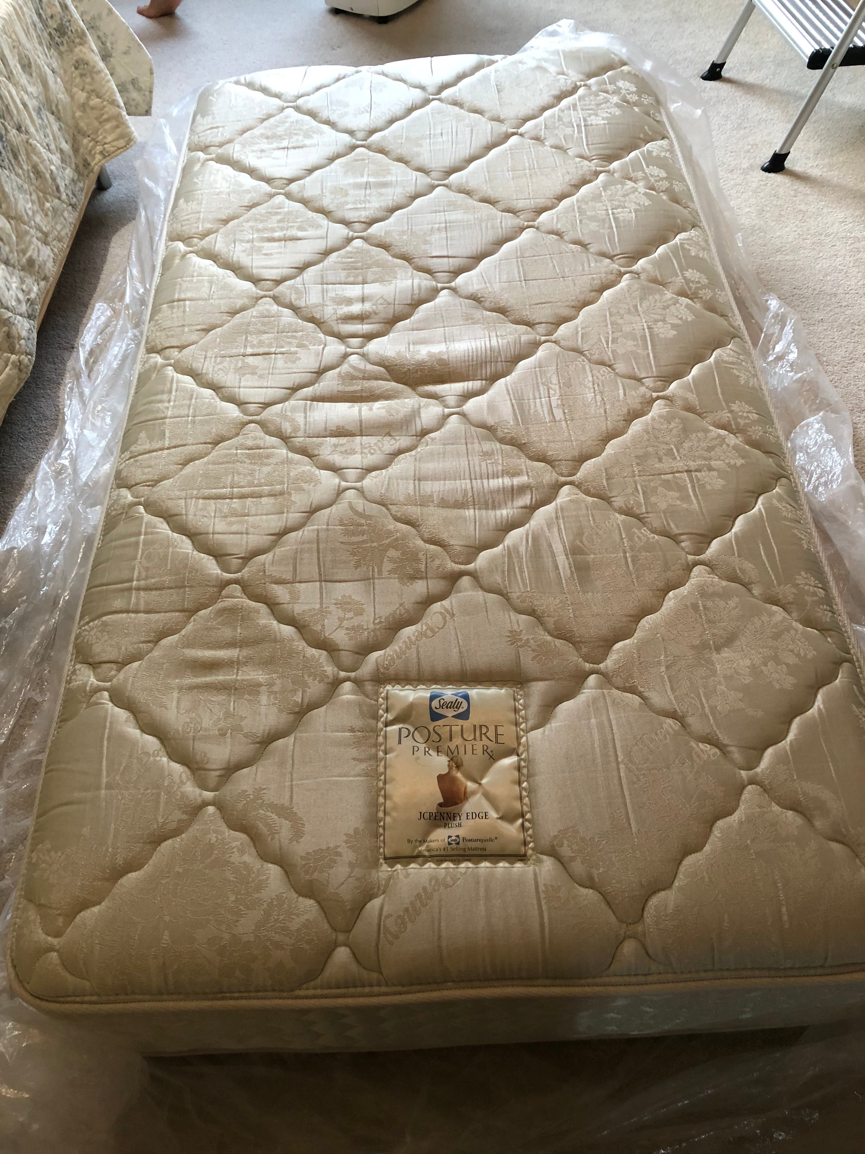 Twin Mattress small stain on rear. First come first serve