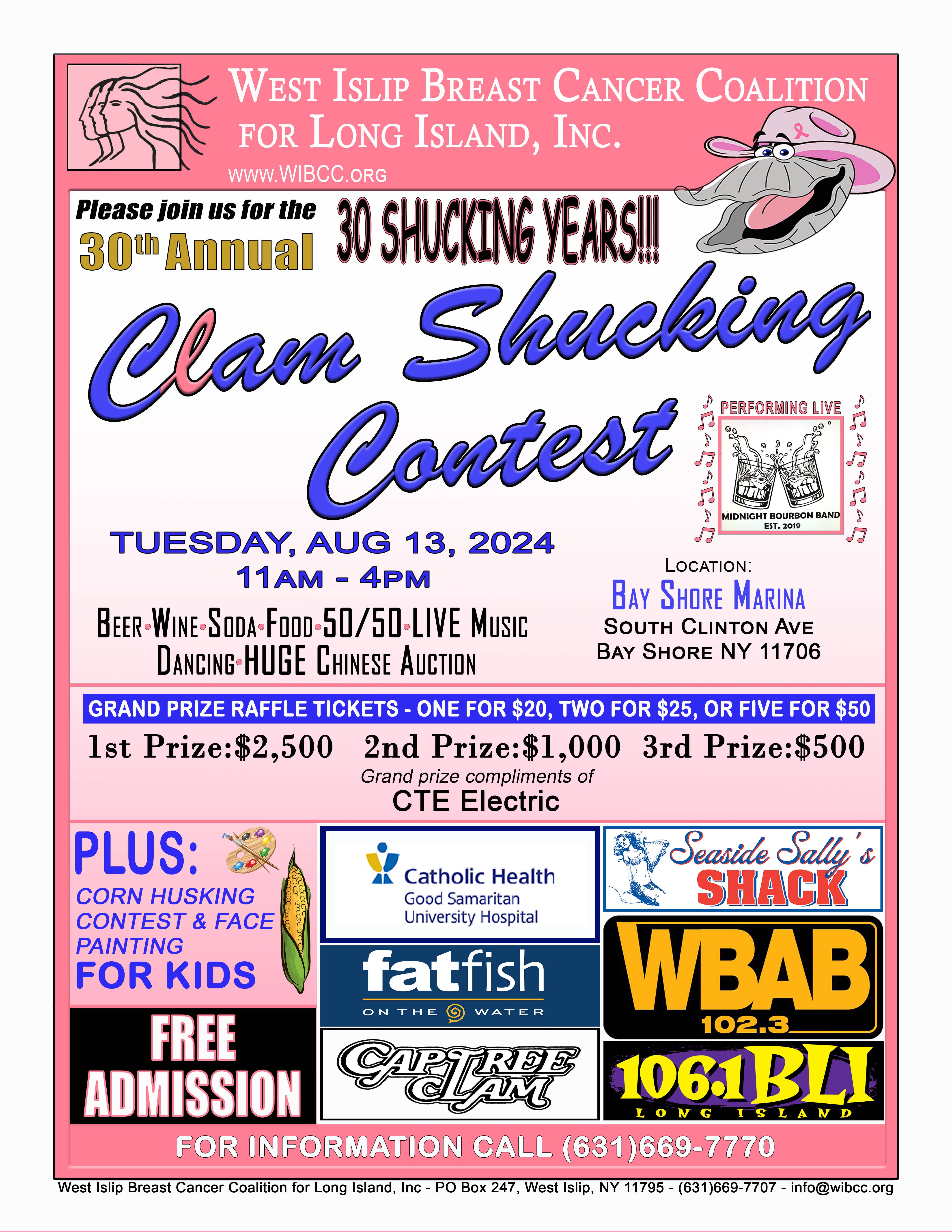 30th Annual Clam Shucking Event