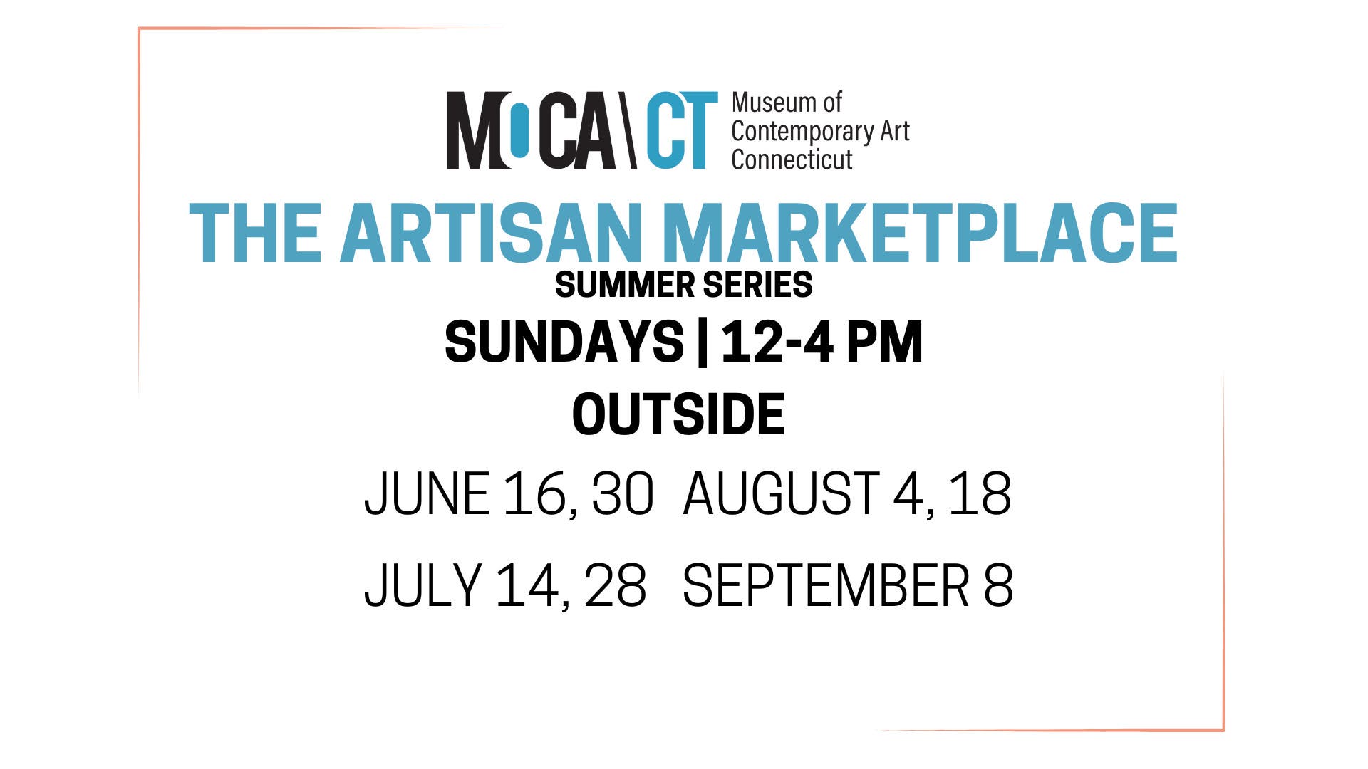 Artisan Marketplace Summer Series