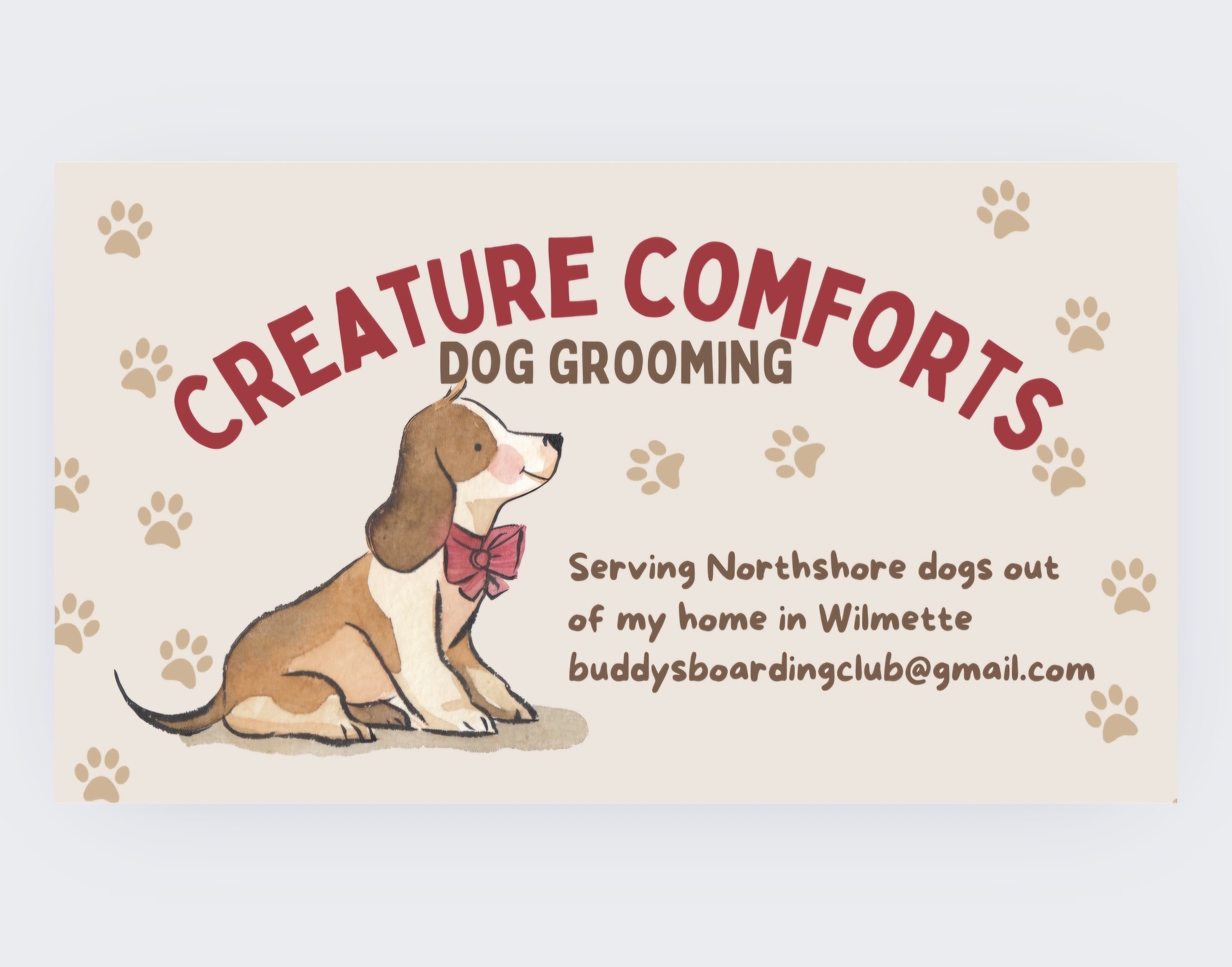 Experienced home-based dog groomer