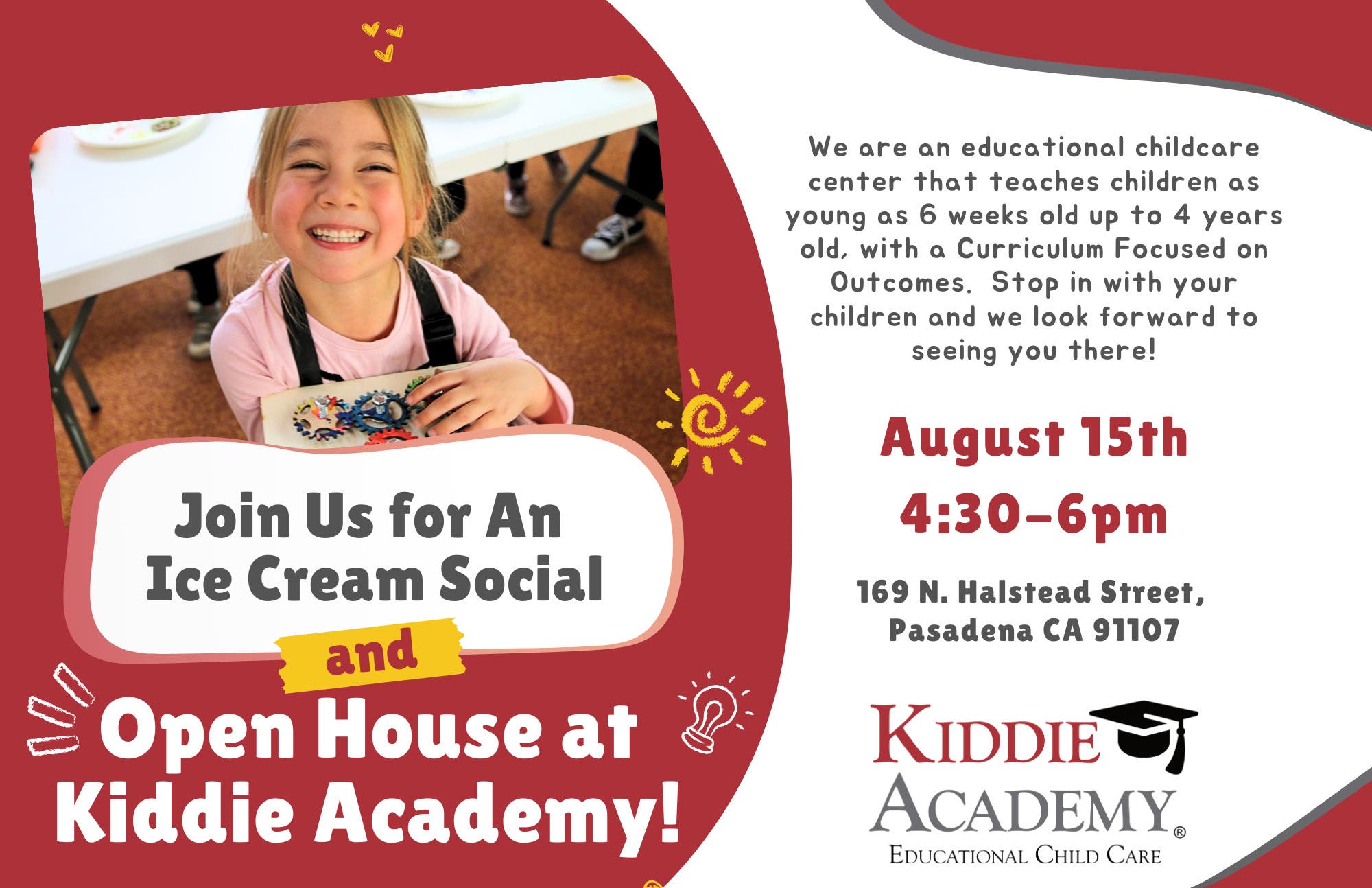 Ice Cream Social and Open House at Kiddie Academy