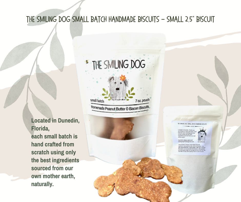 The Smiling Dog Small Batch Handmade Dog Biscuits 