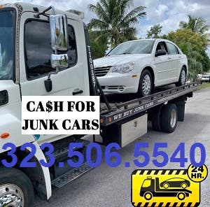 we buy junk cars cash for car buyer scrapes vehicle