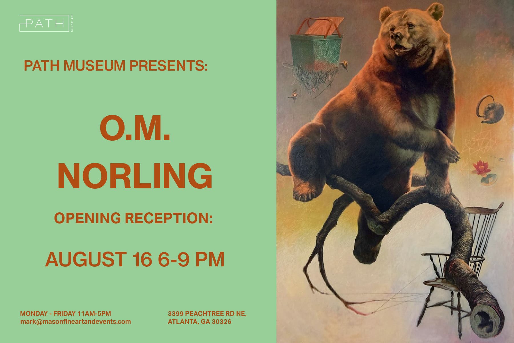 O.M. Norling Exhibition Opening Reception