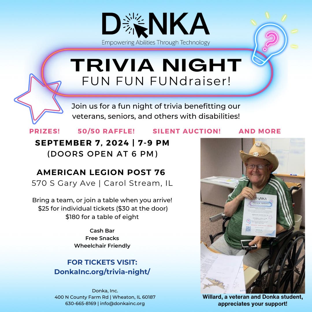 Trivia Night FUN! FUN! FUNdraiser! for Donka