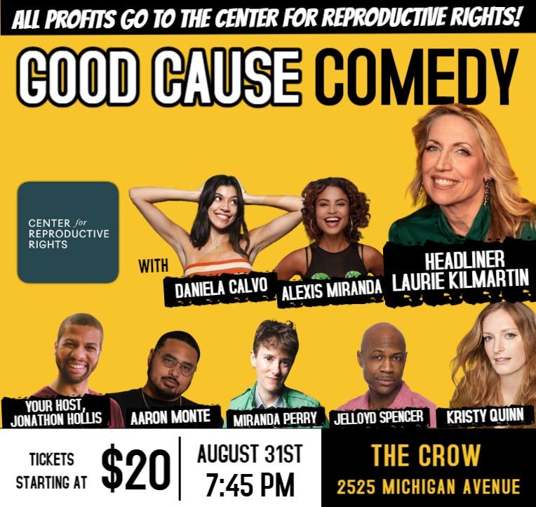 Watch comedians from Conan, Netflix, Amazon Prime and more on Good Cause Comedy benefit show!