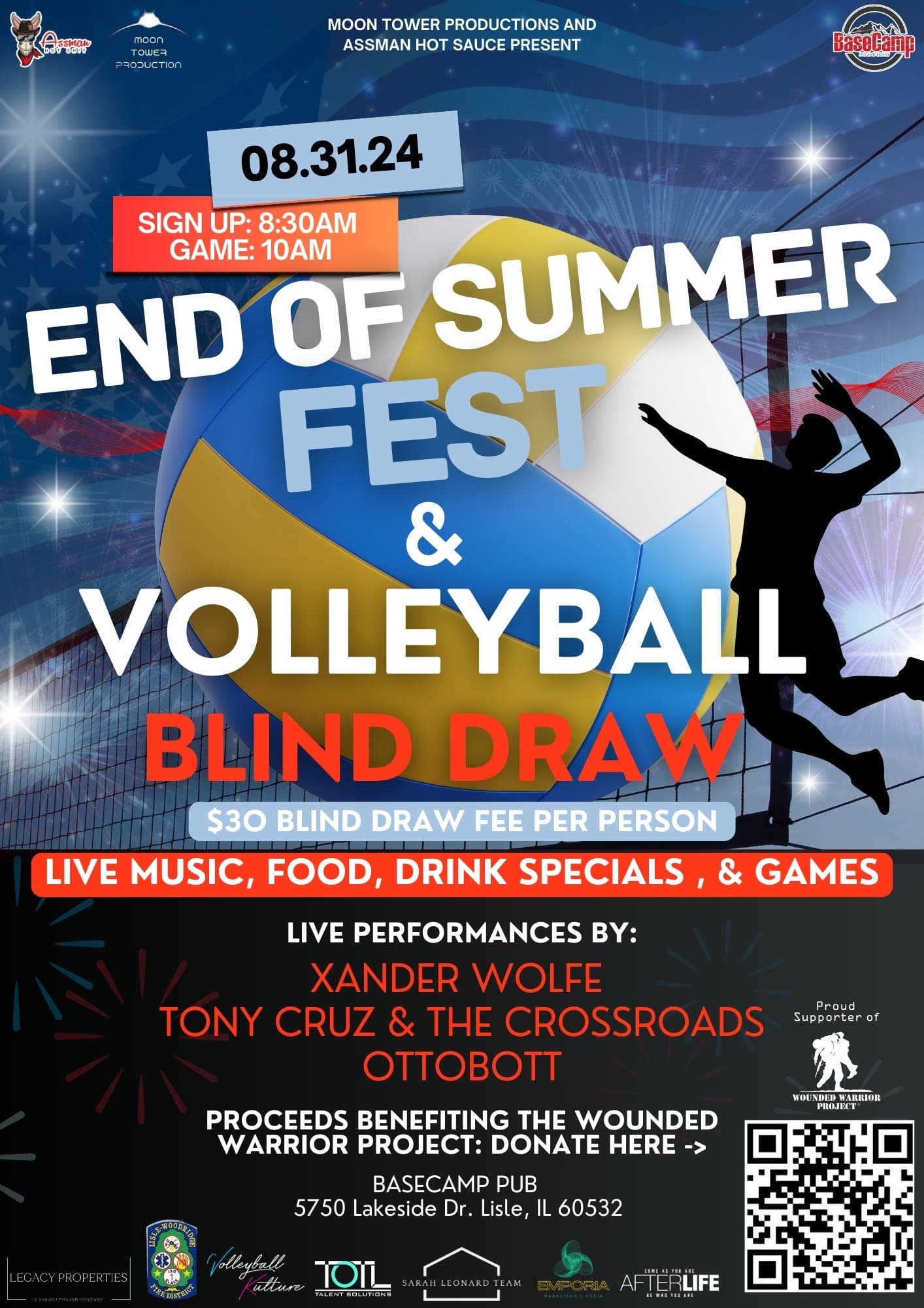 End of Summer Fest & Volleyball Blind Draw